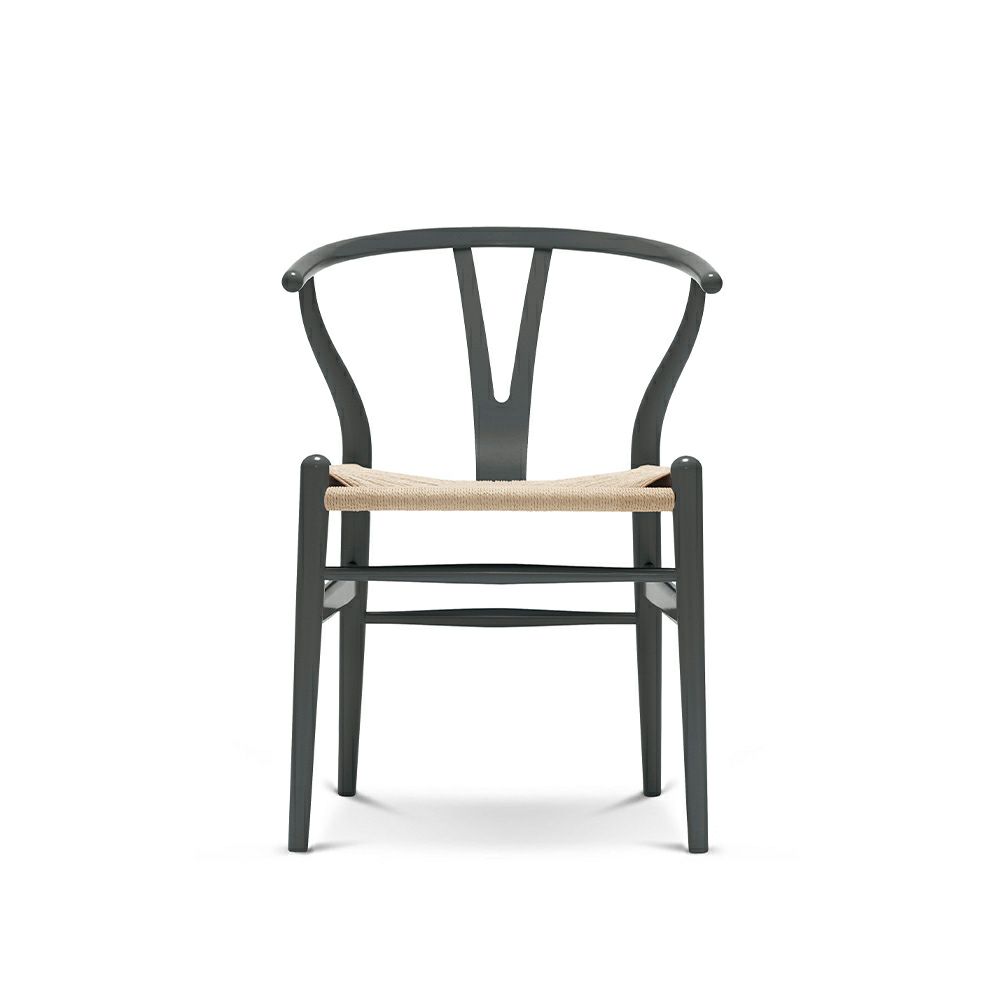 Carl Hansen & Son カール・ハンセン＆サン CH24 SOFT CHS COLOR Yチェア ソフト ビーチ （マット仕上げ） ソフトカラー：アンスラサイトグレー 座：ナチュラルペーパーコード デザイン：ハンス・J・ウェグナー