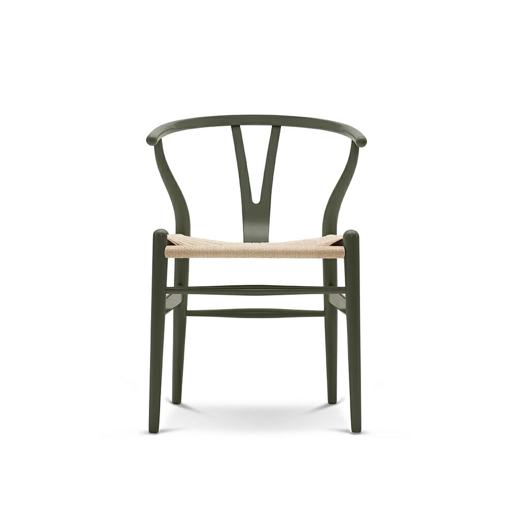Carl Hansen & Son カール・ハンセン＆サン CH24 SOFT CHS COLOR Yチェア ソフト ビーチ （マット仕上げ） ソフトカラー：オリーブグリーン 座：ナチュラルペーパーコード デザイン：ハンス・J・ウェグナー