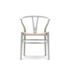 Carl Hansen & Son カール・ハンセン＆サン CH24 SOFT CHS COLOR Yチェア ソフト ビーチ （マット仕上げ） ソフトカラー：シルバーグレー 座：ナチュラルペーパーコード デザイン：ハンス・J・ウェグナー