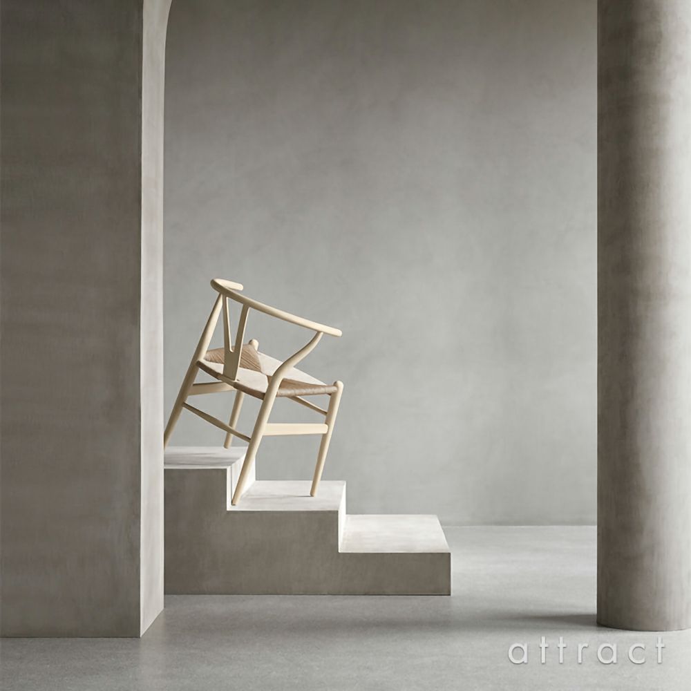 Carl Hansen & Son カール・ハンセン＆サン CH24 SOFT BY ILSE CRAWFORD Yチェア ソフト イルス・クロフォード ビーチ （マット仕上げ） ソフトカラー：バーリー 座：ナチュラルペーパーコード デザイン：ハンス・J・ウェグナー