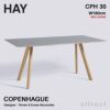HAY ヘイ Copenhague コペンハーグ CPH 30 ダイニングテーブル W160×80cm カラー：グレーリノリウム ベース：オーク（ウォーターラッカー 水性塗装） デザイン：ロナン＆エルワン・ブルレック （アジア限定 特別サイズ）
