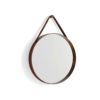 HAY ヘイ Strap Mirror No.2 ストラップミラー 50cm ウォールミラー 鏡 壁掛け鏡 丸型 ラウンドミラー カラー：4色 デザイン：HAY