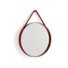 HAY ヘイ Strap Mirror No.2 ストラップミラー 50cm ウォールミラー 鏡 壁掛け鏡 丸型 ラウンドミラー カラー：4色 デザイン：HAY