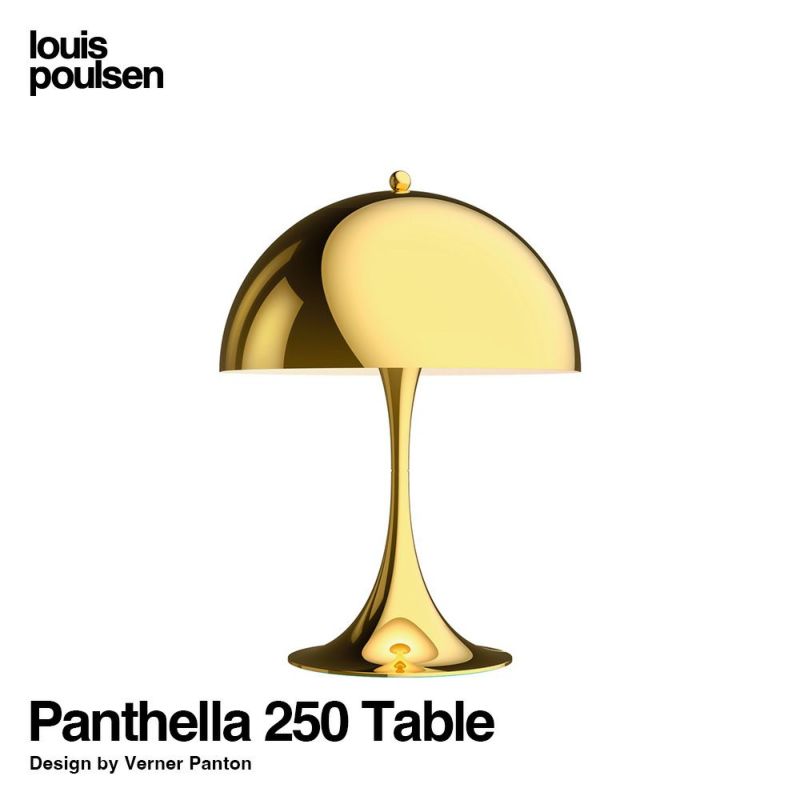 Louis Poulsen ルイスポールセン Panthella 250 Table パンテラ 250 テーブル テーブルランプ カラー：真鍮メタライズド デザイン：ヴェルナー・パントン