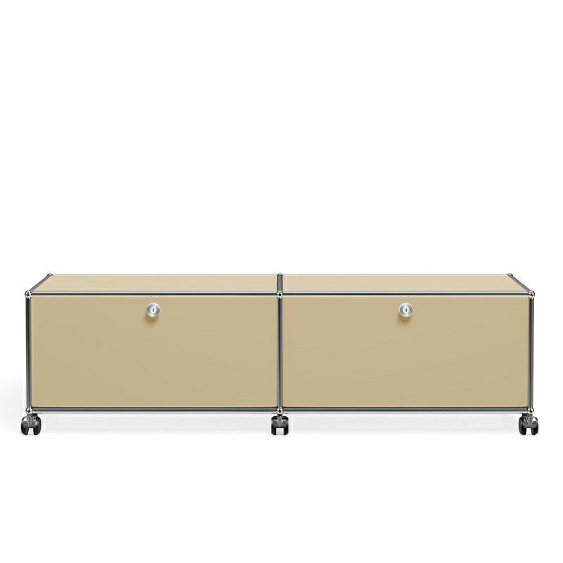 USM ユーエスエム USMハラー テレビボード （ドロップダウンドア×1・ディバイダーシェルフ×1） サイズ：W1523×D373×H390mm