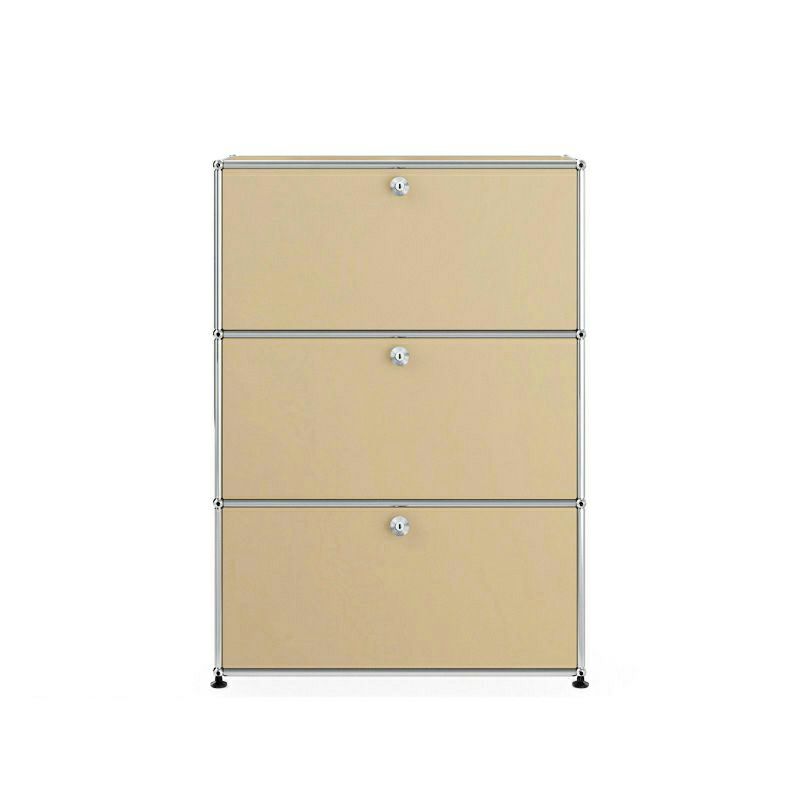 USM ユーエスエム USMハラー キャビネット （ドロップダウンドア×2・エクステンションドア×1） サイズ：W773×D373×H1090mm