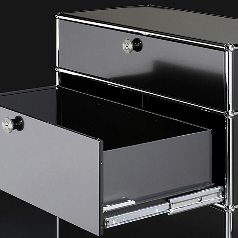 USM ユーエスエム USMハラー キャビネット （ドロップダウンドア×2・エクステンションドア×1） サイズ：W773×D373×H1090mm