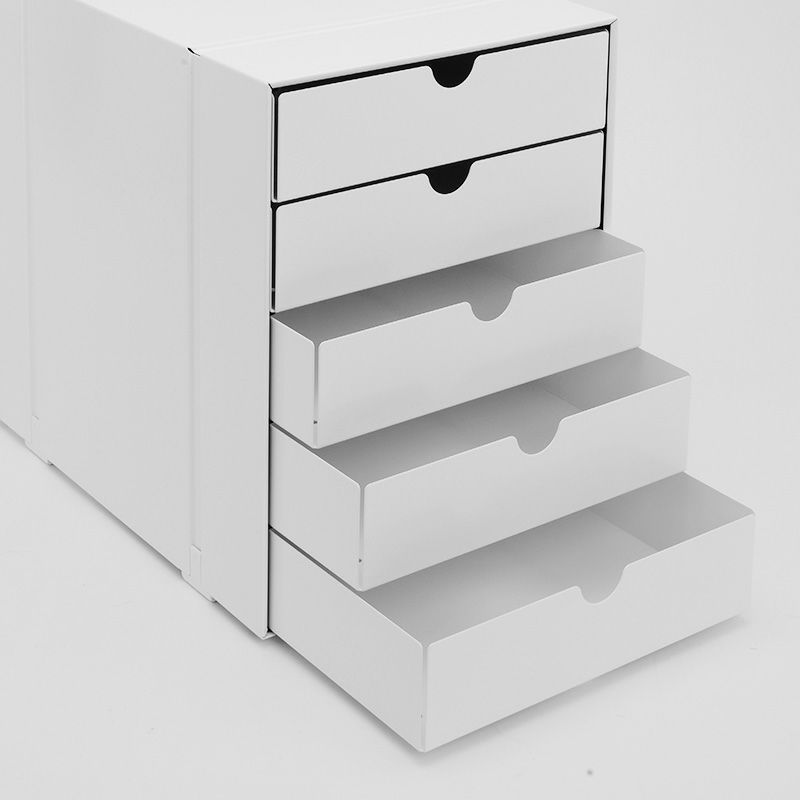 USM ユーエスエム USMイノス ドロワーセット 5段 サイズ：W241×D334×H316mm カラー：ピュアホワイト・ベージュ