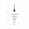 Louis Poulsen ルイスポールセン Enigma 545 エニグマ 545 Pendant Light ペンダント ライト カラー：ブラック デザイン：内山 章一