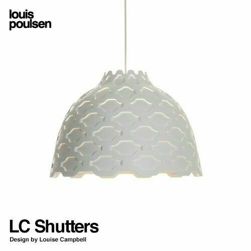 Louis Poulsen ルイスポールセン LC Shutters LC シャッターズ ペンダントライト Φ440mm カラー：ホワイト デザイン：ルイーズ・キャンベル