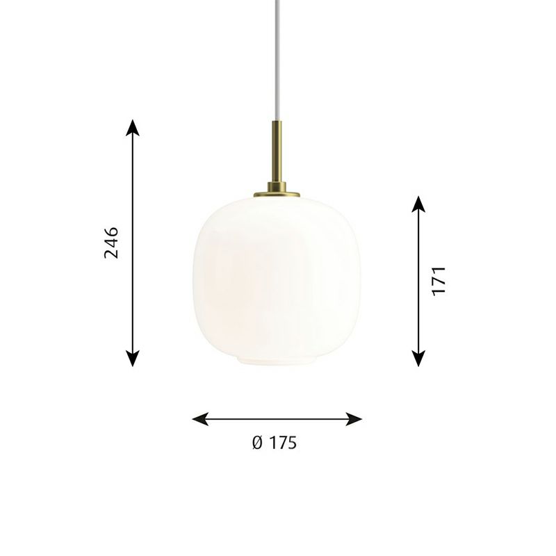Louis Poulsen ルイスポールセン VL45 Radiohouse ラジオハウス ペンダント Φ175mm デザイン：ヴィルヘルム・ラウリッツェン