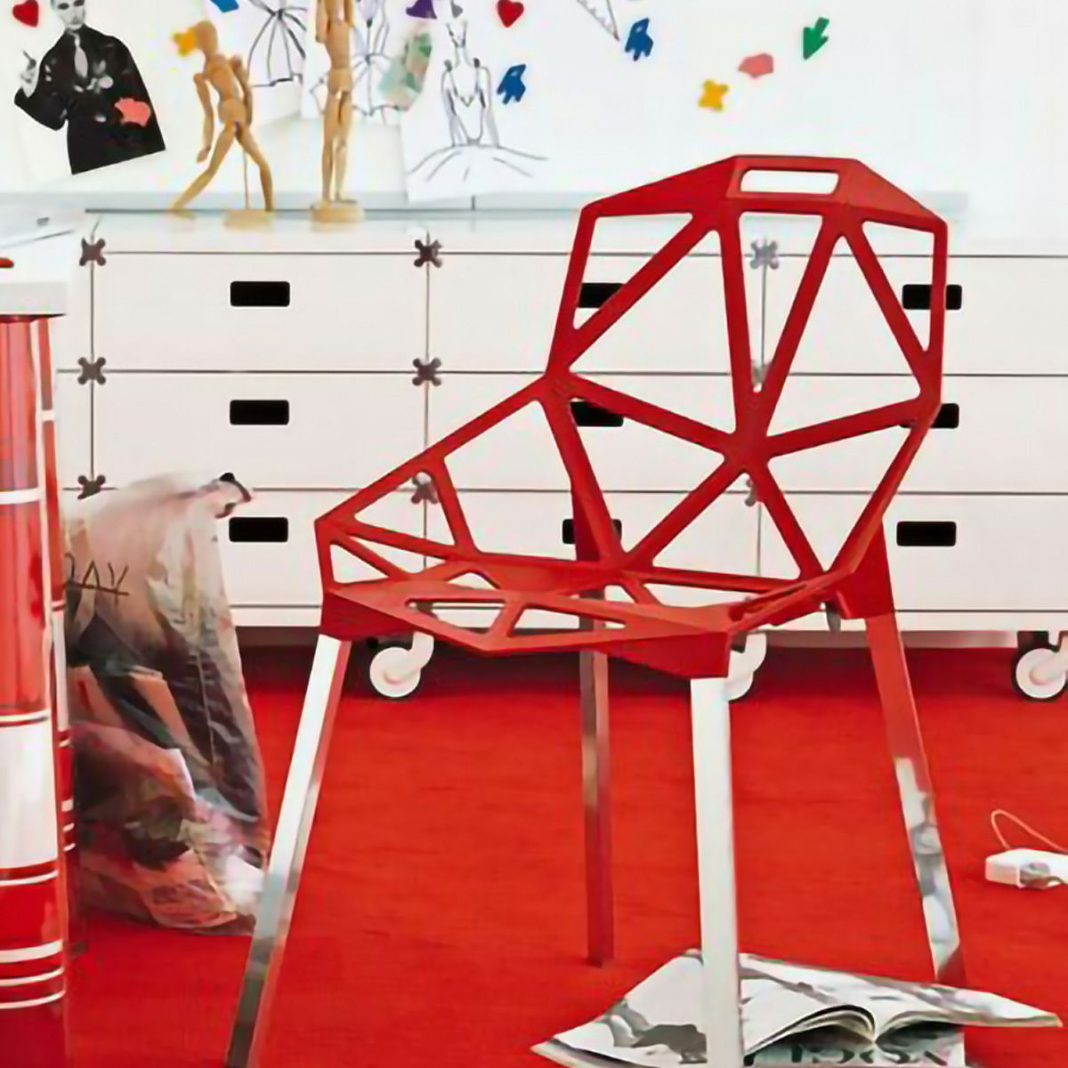 MAGIS マジス CHAIR_ONE チェアワン SD460・SD461 スタッキングチェア （屋外使用可能） カラー：4色 デザイン：コンスタンチン・グルチッチ