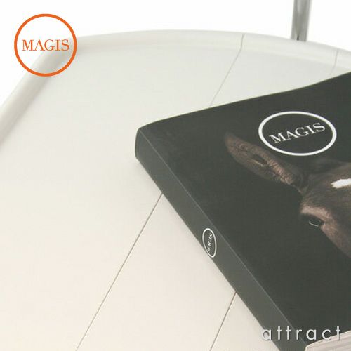 MAGIS マジス Transit トランジット 折りたたみ式ワゴン キャスター付き AC127 カラー：ホワイト デザイン：デビット・メラー