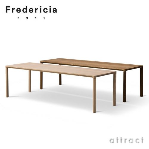 Fredericia フレデリシア Piloti Table ピロッティ コーヒーテーブル 6715 スモークドオーク オイル仕上げ W120×D39cm デザイン：ヒューゴ・パッソス