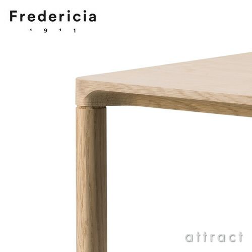 Fredericia フレデリシア Piloti Table ピロッティ コーヒーテーブル 6705 スモークドオーク オイル仕上げ W46.5×D39cm デザイン：ヒューゴ・パッソス