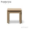 Fredericia フレデリシア Piloti Table ピロッティ コーヒーテーブル 6705 スモークドオーク オイル仕上げ W46.5×D39cm デザイン：ヒューゴ・パッソス