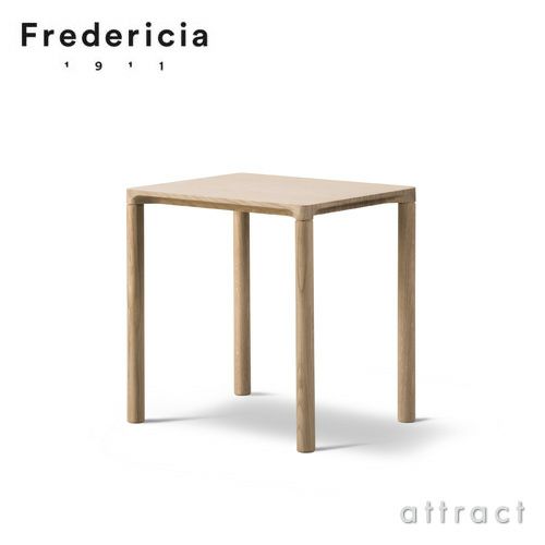 Fredericia フレデリシア Piloti Table ピロッティ コーヒーテーブル 6700 スモークドオーク オイル仕上げ W39×D31cm デザイン：ヒューゴ・パッソス