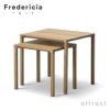 Fredericia フレデリシア Piloti Table ピロッティ コーヒーテーブル 6700 スモークドオーク オイル仕上げ W39×D31cm デザイン：ヒューゴ・パッソス