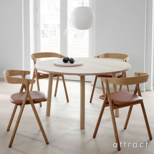 Fredericia フレデリシア Taro タロ ダイニングテーブル 6121 ラウンドテーブル Φ120cm デザイン：ジャスパー・モリソン