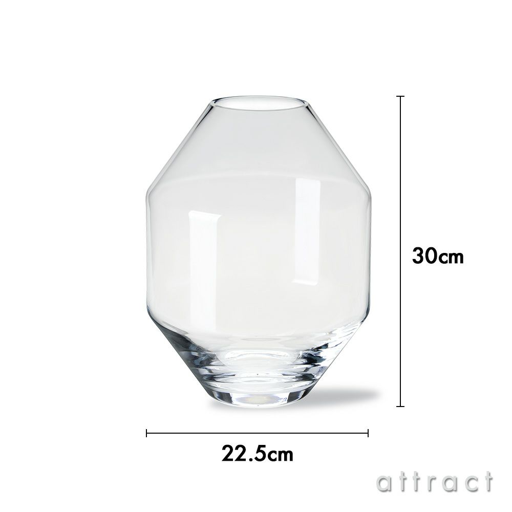 Fredericia フレデリシア Hydro Glass Vase ハイドロ グラス ベース フラワーベース 花器 花瓶 8209 H30cm デザイン：ソフィー・エスタービー