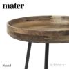 mater メーター Bowl Table ボウルテーブル サイズ：X Large エクストラ ラージ Φ75cm カラー：3色 デザイン：アユシュ・カスリウォル