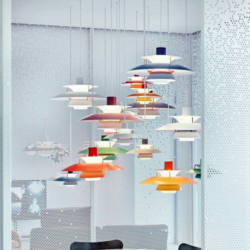 Louis Poulsen ルイスポールセン PH 5 ペンダントライト Φ500mm カラー：グレーグラデーション デザイン：ポール・ヘニングセン