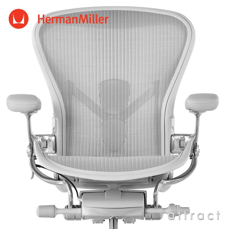 Herman Miller ハーマンミラー Aeron Chair アーロンチェア リマスタード Bサイズ ミディアム ミネラル ポスチャーフィット フル装備 （堅床・カーペット用ブレーキングキャスター） デザイン：ビル・スタンフ ＆ ドン・チャドウィック