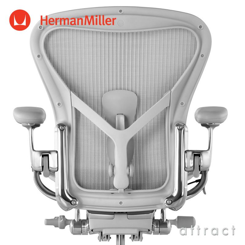 Herman Miller ハーマンミラー Aeron Chair アーロンチェア リマスタード Bサイズ ミディアム ミネラル ポスチャーフィット フル装備 （堅床・カーペット用ブレーキングキャスター） デザイン：ビル・スタンフ ＆ ドン・チャドウィック