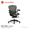 Herman Miller ハーマンミラー Aeron Chair アーロンチェア リマスタード Aサイズ スモール グラファイト ポスチャーフィット フル装備 （カーペット用キャスター） デザイン：ビル・スタンフ ＆ ドン・チャドウィック