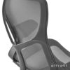 Herman Miller ハーマンミラー Cosm Chair コズムチェア ミドルバック アジアチルト グラファイト 高さ調節アーム 自動ハーモニックチルト （カーペット用キャスター） デザイン：Studio 7.5
