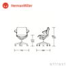 Herman Miller ハーマンミラー Cosm Chair コズムチェア ローバック アジアチルト スタジオホワイト 固定アーム 自動ハーモニックチルト （カーペット用キャスター） デザイン：Studio 7.5