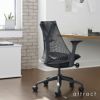 Herman Miller ハーマンミラー Sayl Chair セイルチェア サスペンション ミドルバック フレーム＆ベース：ホワイトフレーム （堅床・カーペット用キャスター） ファブリック：メドレー（フェザーグレー） デザイン：イヴ・ベアール