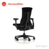 Herman Miller ハーマンミラー Embody Chair エンボディ チェア グラファイトカラー ファブリック：シンク（ブラック） アジャスタブルアーム （カーペット用キャスター） デザイン：ビル・スタンフ ＆ ジェフ・ウェバー