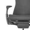 Herman Miller ハーマンミラー Embody Chair エンボディ チェア グラファイトカラー ファブリック：シンク（ブラック） アジャスタブルアーム （カーペット用キャスター） デザイン：ビル・スタンフ ＆ ジェフ・ウェバー