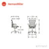 Herman Miller ハーマンミラー Mirra 2 Chair ミラ 2 チェア グラファイト バタフライ サスペンション＆ラティテュードファブリック（ブラック） アジャスタブルアーム （カーペット用キャスター） デザイン：Studio 7.5