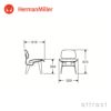 Herman Miller ハーマンミラー Eames Molded Plywood Chair LCW イームズ プライウッド ラウンジチェア ウッドベース カラー：2色 デザイン：チャールズ＆レイ・イームズ