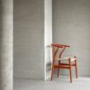 Carl Hansen & Son カール・ハンセン＆サン CH24 SOFT BY ILSE CRAWFORD Yチェア ソフト イルス・クロフォード ビーチ （マット仕上げ） ソフトカラー：テラコッタ 座：ナチュラルペーパーコード デザイン：ハンス・J・ウェグナー