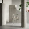 Carl Hansen & Son カール・ハンセン＆サン CH24 SOFT BY ILSE CRAWFORD Yチェア ソフト イルス・クロフォード ビーチ （マット仕上げ） ソフトカラー：クレイ 座：ナチュラルペーパーコード デザイン：ハンス・J・ウェグナー