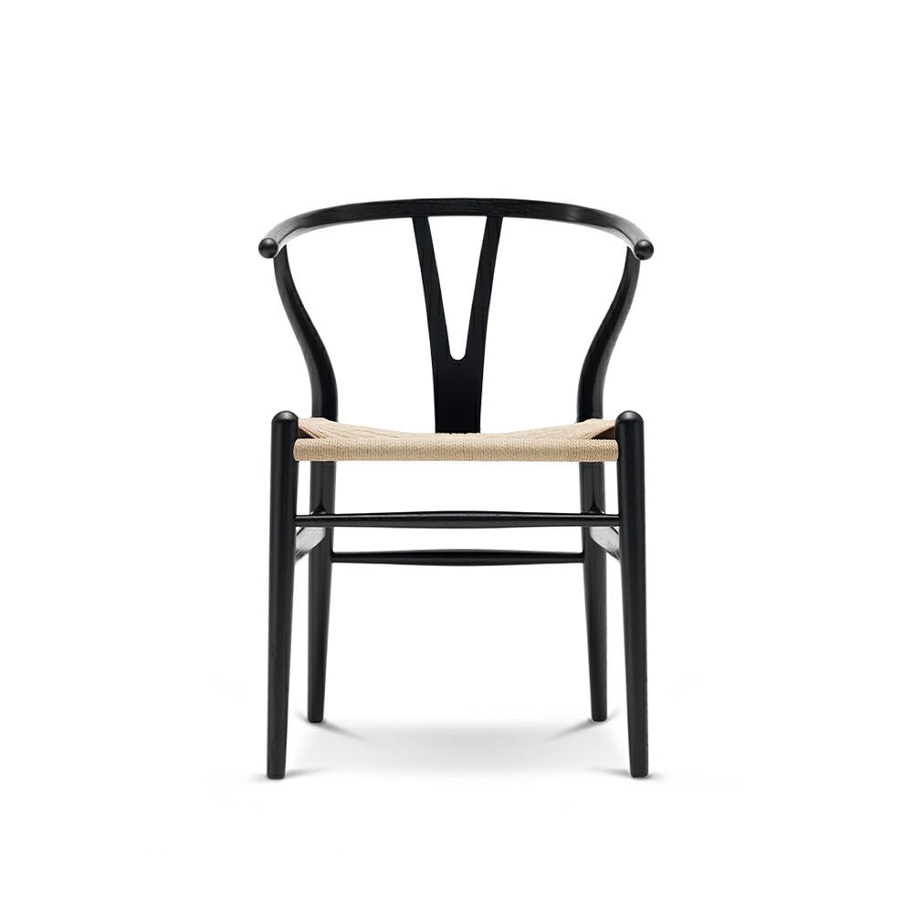 Carl Hansen & Son カール・ハンセン＆サン CH24 Yチェア オーク （ブラック塗装） 座：ナチュラルペーパーコード デザイン：ハンス・J・ウェグナー