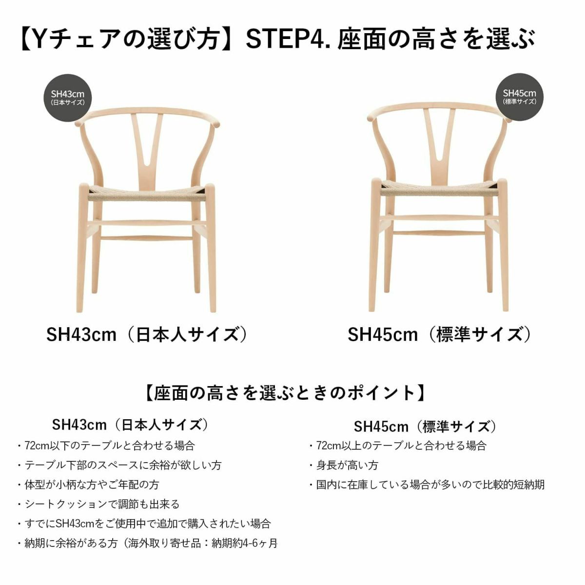 CH24 Yチェア （ワイチェア） オーク （ホワイトオイルフィニッシュ） 座：ナチュラルペーパーコード Carl Hansen & Son カール・ハンセン＆サン デザイン：ハンス・J・ウェグナー