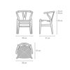 Carl Hansen & Son カール・ハンセン＆サン CH24 Yチェア マホガニー （クリアラッカー塗装） 座：ブラックペーパーコード デザイン：ハンス・J・ウェグナー