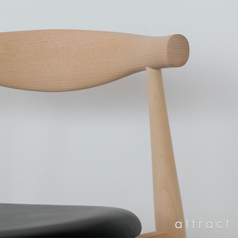 Carl Hansen & Son カール・ハンセン＆サン CH20 エルボーチェア ビーチ （ソープフィニッシュ） 張座：レザー Thor