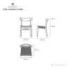 Carl Hansen & Son カール・ハンセン＆サン CH23 アームレスチェア ウォールナット×オーク ミックス （オイルフィニッシュ） オークキャップ