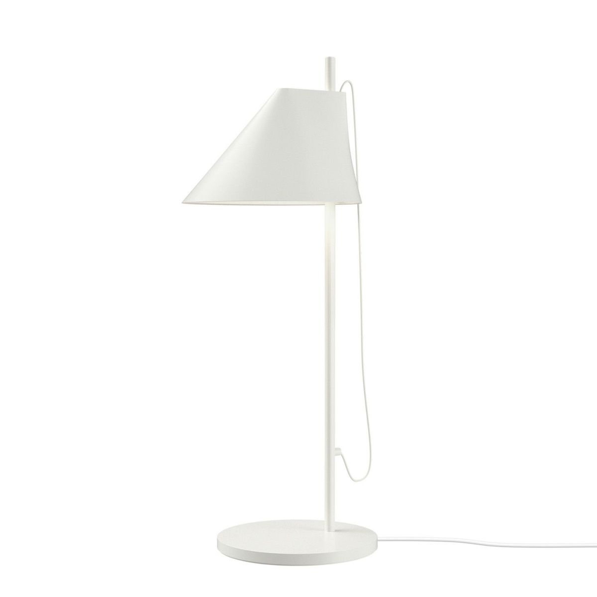 Louis Poulsen ルイスポールセン Yuh Table ユー テーブルランプ 可動式シェード スタンドライト カラー：ホワイト 組込LED電球 デザイン：GamFratesi ガムフラテーシ