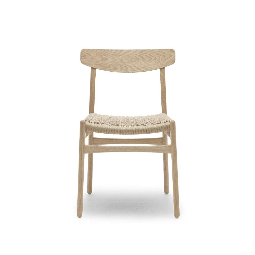 Carl Hansen & Son カール・ハンセン＆サン CH23 アームレスチェア オーク （ホワイトオイルフィニッシュ） オークキャップ