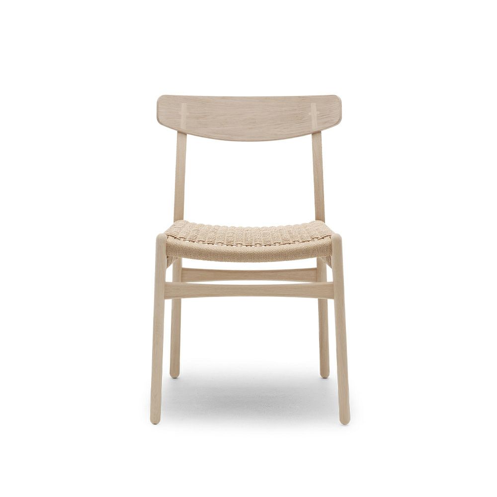 Carl Hansen & Son カール・ハンセン＆サン CH23 アームレスチェア オーク （ソープフィニッシュ） オークキャップ デザイン：ハンス・J・ウェグナー