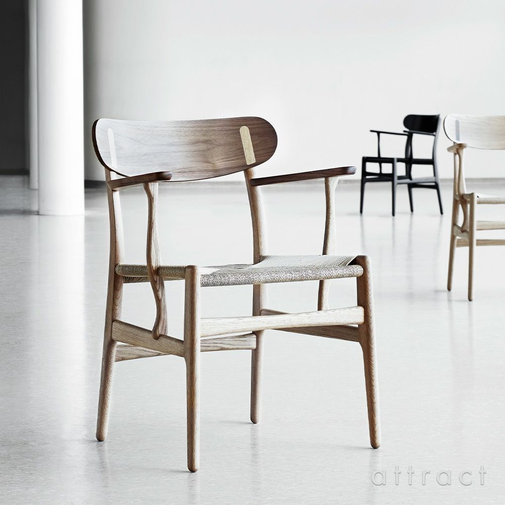 Carl Hansen & Son カール・ハンセン＆サン CH26 アームチェア ウォールナット×オーク ミックス （オイルフィニッシュ） オークキャップ
