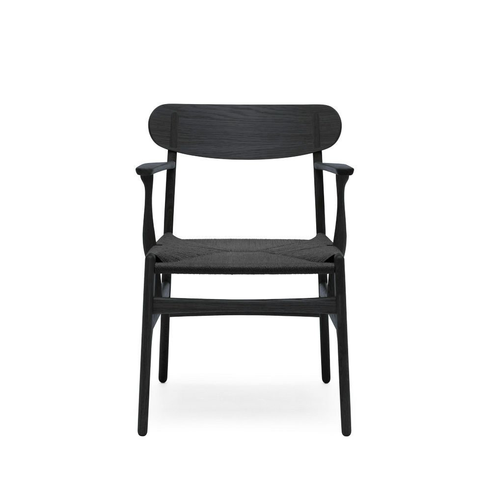 Carl Hansen & Son カール・ハンセン＆サン CH26 アームチェア オーク （ブラック塗装） ブラックペーパーコード