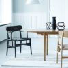 Carl Hansen & Son カール・ハンセン＆サン CH26 アームチェア オーク （ブラック塗装） ブラックペーパーコード