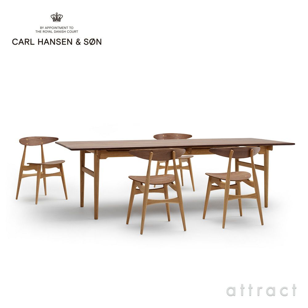 Carl Hansen & Son カール・ハンセン＆サン CH33T チェア ウォールナット×オーク ミックス （オイルフィニッシュ） 板座